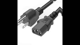 ￼power cable for desktop laptops and cctv #powercable #techhvv #techaccessories