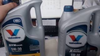 Масло моторное Valvoline SynPower MST C3  и SynPower Xtreme XL-III C3 motor oil SAE 5W-30