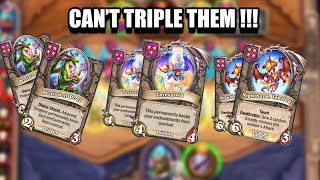 IT'S IMPOSSIBLE TO TRIPLE THIS DRAGONS !! Battlegrounds Hearthstone.