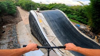 My Worst Crash on a Mega Ramp!