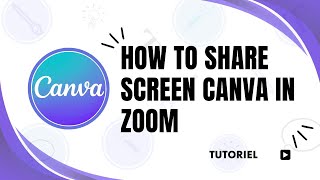 How to share screen Canva in zoom