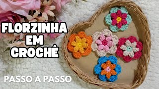 Tão fácil e muito útil! Super idéia de florzinha em crochê #crochet #crochê #croche #flordecrochê