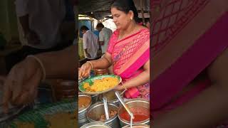 Famous Anuradha Aunty Selling Unlimted Non Veg Meals #shorts #ytshorts #mutton #chicken #viralfood