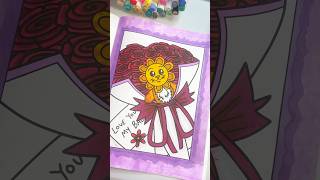 How to Color a Rose Bouquet #shorts