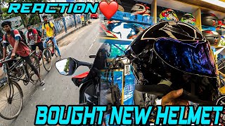 New Helmet Le Liya | Epic Reaction | New Handle Bar Mirror