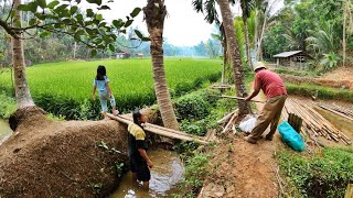 Suasana Pedesaan Yang Nyaman Bikin Betah, Potret Kehidupan Yang Damai di Kampung Terpencil Pagi Hari