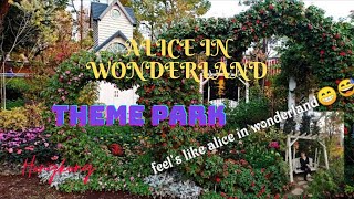 Alice in wonderland theme park(Perfect for selfie's🥰) @mei foo exit D  (Hongkong vlog)