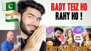 Pakistani Reaction On Dirty Mind Test | Double Meaning Questions on Girls | Haslogy India