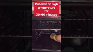 #shorts How to clean your oven using lemon juice