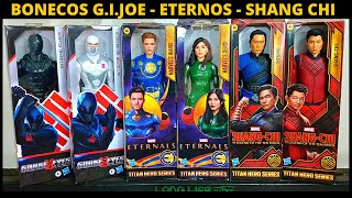 Review - Bonecos Eternos Ikaris, Sersi, Shang Chi, G.I.JOE Origins Snake Eyes - Nova Coleção