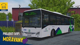 OMSI 2 #119 - Ukázka z mapy MORAVANY! A repaint na crossway Z-GROUP BUS