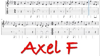 Axel F (Crazy Frog) | EASY Guitar with SHEET and TAB