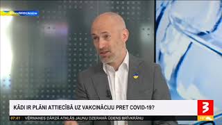 Interviju ar Veselības ministru Daniels Pavļuts par  aktualitātēm veselības nozarē 22.04.2022