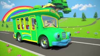 Wheels On The Bus CoComelon Sound Variations in 187 s' Nursery rhymes JJ, Nico, Cody, Nina 0113