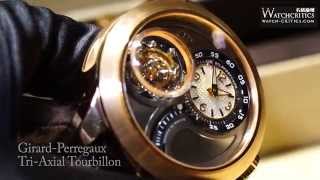 [BaselWorld 2014] Girard Perregaux - Tri-Axial Tourbillon