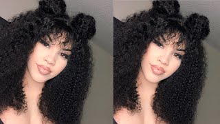 Full lace kinky curly wig | ISEE HAIR ON ALIEXPRESS