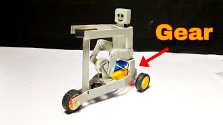 how to make mini robot car | make very easy robot car