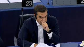 Esteban González Pons tritura Alexis Tsipras en el Parlamento Europeo