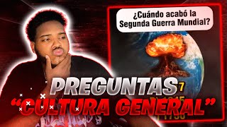 REACCIONANDO A CULTURA GENERAL 🤯