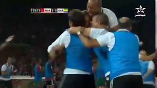 Maroc vs Gabon  but 2 0 Khalid Boutaib Football  Qualifications  CDM 2018