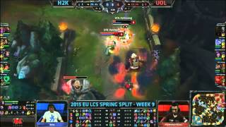 H2K Ryu Leblanc VS UOL Powerofevil Syndra Highlights   2015 EU LCS Spring W9D2