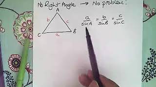 Sine Rule Finding a Side