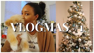 Come Holiday Shopping & Decorate with Me | VLOGMAS #1 | Avia LeVon