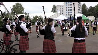 "Flower of Scotland" Swiss Pipe Band Meeting Dorf Fest Dübendorf / Zurich Caledonian Pipe Band 2016