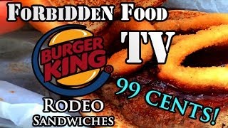 Burger King's "Rodeo Sandwiches" Food Review!