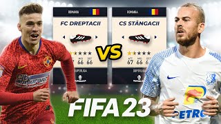 Dreptacii vs Stângacii din Superliga României ⚽ Experiment FIFA 23