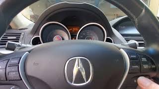 how to reset oil maintenance light on a 2009 acura tl