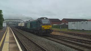 6m63 68017/009 Bridgwater to Crewe flasks load 2 2/5/24 at Bridgwater