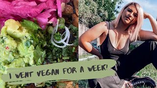 I WENT VEGAN FOR A WEEK & HAD A SURPRISE WEIGHT LOSS!