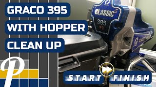 Graco 395 Airless Paint Sprayer Cleaning FAST