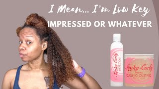 First Time Trying Kinky Curly Products And...