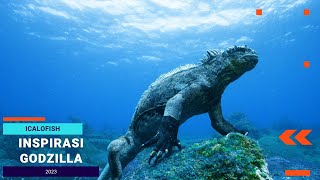 Iguana Laut si Godzilla Pemakan Ganggang