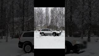 Volvo XC70 AWD Snow Drifting