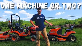 Should I Have a Dedicated Lawnmower? - Kubota BX MidMount Mower Cons