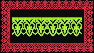 Paper cutting design border - Border design for bulletin board - Soft board border design