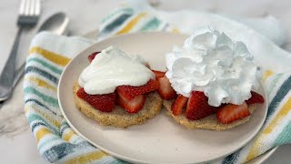 The Best Healthy Strawberry Shortcake Recipe! #vegan #glutenfree #easyrecipe #paleo