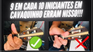 9 Em Cada 10 Iniciantes em Cavaquinho Cometem Esse ERRO GRAVE Que Pode Custar a Sua Desistência