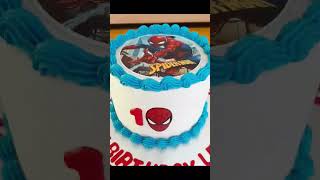 Spiderman Cake design ideas #shorts #spidermancake #cakedecorating