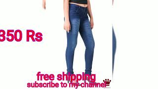 womens jeans, under 350 Rs, free shipping.