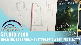 Studio vlog: Drawing patterns, literary awards, and doll dyeing plans