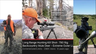 Long Range Hunter REACTS to long range hunting videos. Extreme Outer Limits TV 790 yard mule deer.