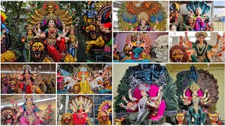 Hyderabad durga mata idols 2024 | unique durga mata idols | navaratri 2024 | dhoolpet durga mata