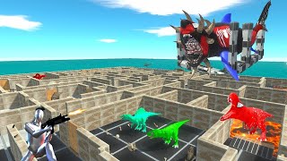 FPS AVATAR PARKOUR RELEASE MUTANT MEGALODON FROM MAZE - ARBS