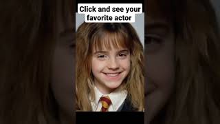 #harrypotter choose your favorite actor in Harry Potter #youtubeshorts #emaanrayyan