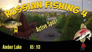 Russian Fishing 4 - Amber Lake - Active Spot - Trophy - Jezioro Bursztynowe