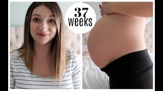 37 WEEK PREGNANCY UPDATE | IRRITABLE UTERUS, WEIGHT GAIN, & MORE!